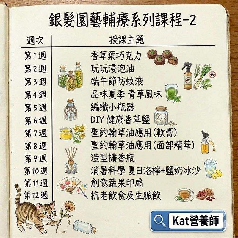銀髮園藝輔療系列課程 2